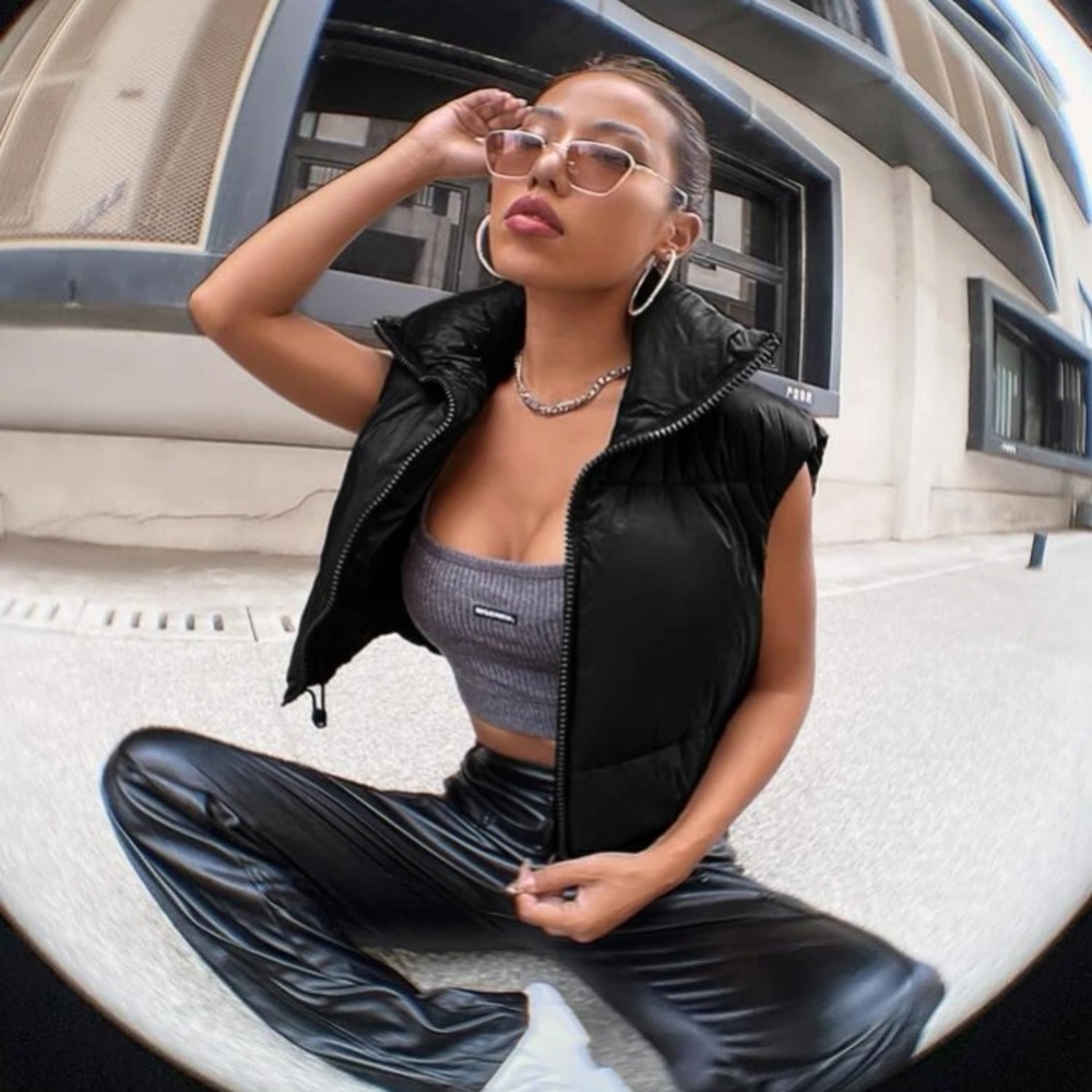 SHEIN Black Vest